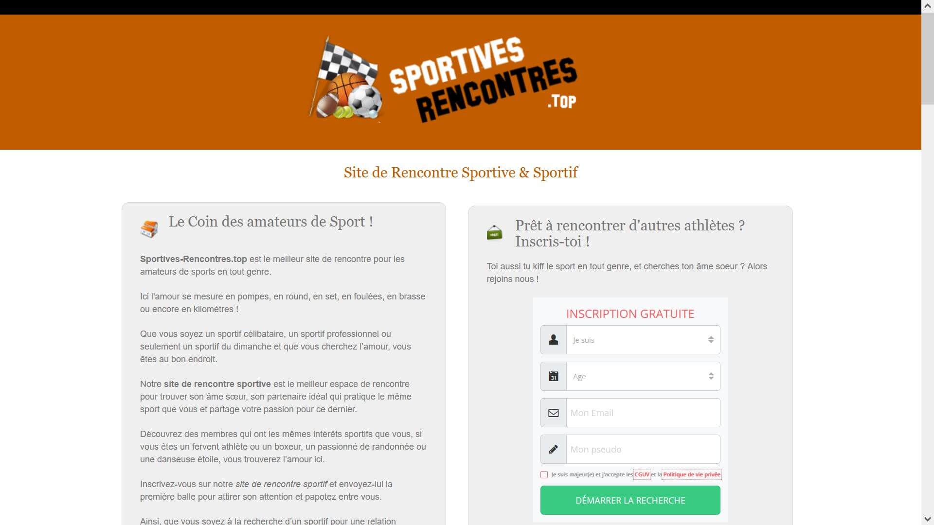 Site de Rencontre Sportif Avis